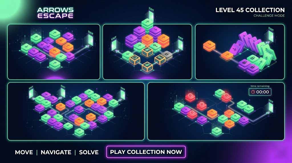 Master Tier Arrows Escape Brain Teaser